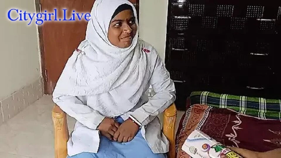 Bangladeshi Student With Her Teacher For Good mark