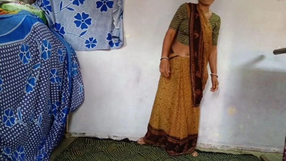 Desperate for a cock, the friend's wife is standing up and fucking her pussy with my cock