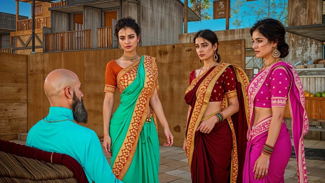 Dhongi Baba quenched the thirst of Desi Bhabhi’s pussy by Fucked her in the ashram