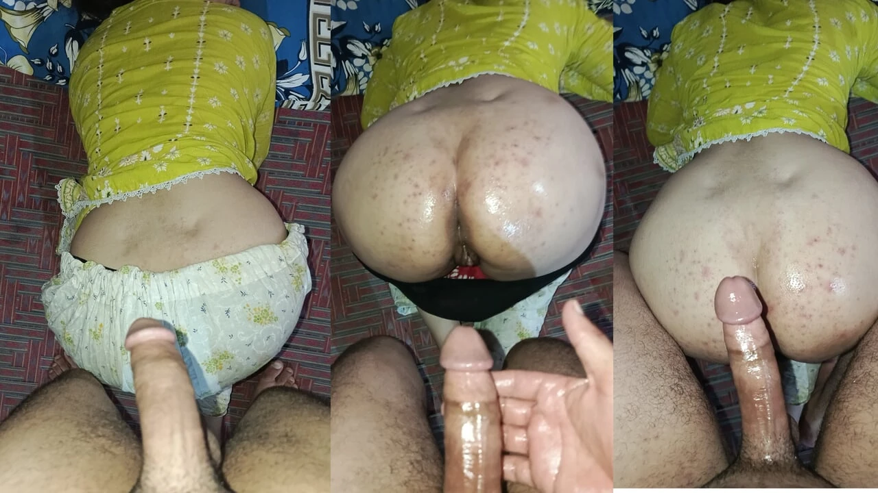 I Fuck My Hot Wife In Ass oily Ass and My Big Cock