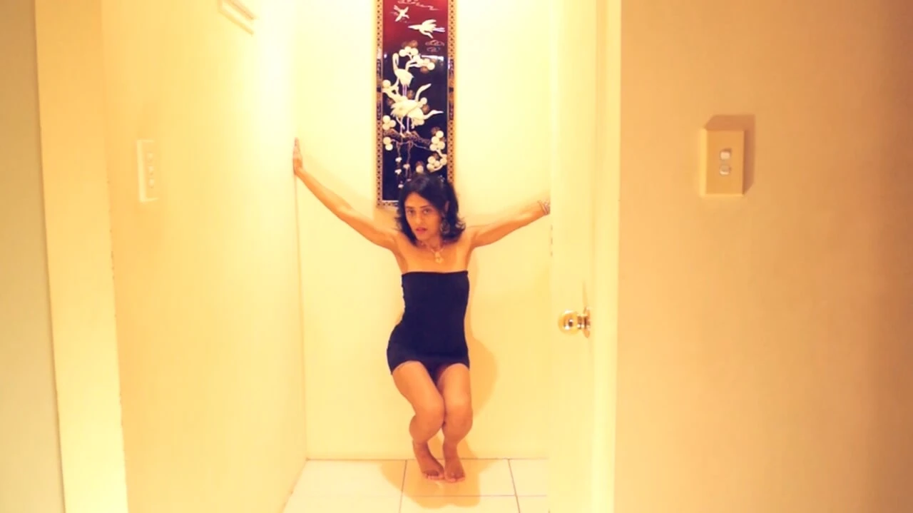 Wyld Yasmin Dancing to Jazz Music in the Corridor