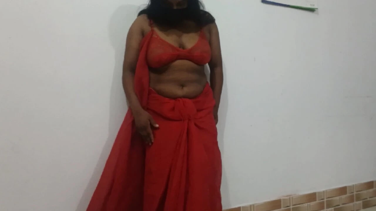 Desi girl sari danci