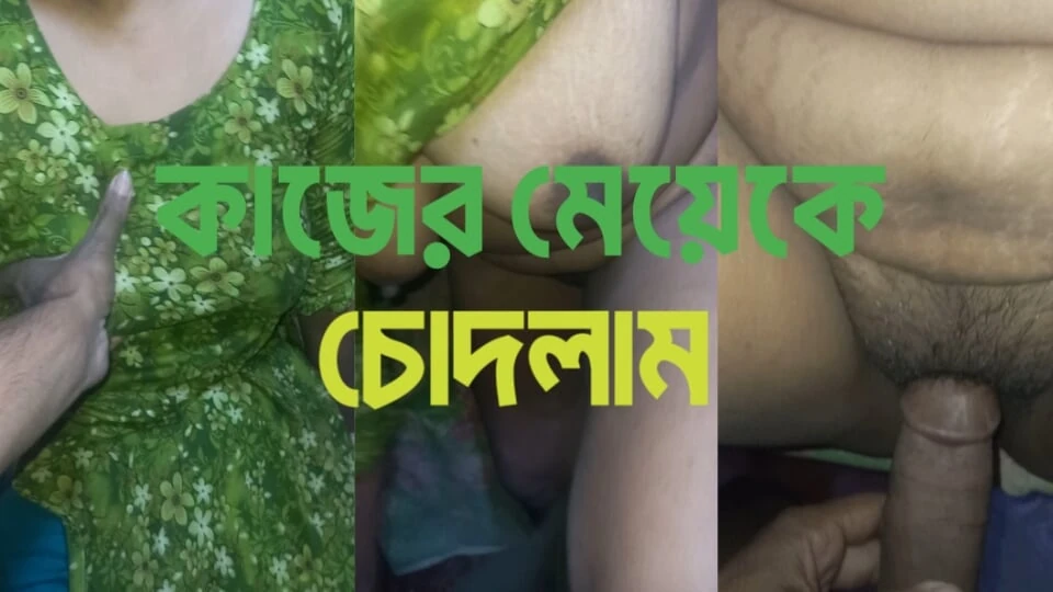 Fucking with a beautiful maid is a different kind of fun