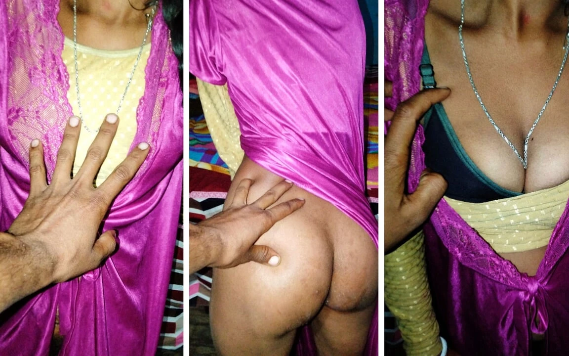 Indian Desi Bhabhi Was Fucked Hard by Her Husband at Midnight After Applying Coconut Oil