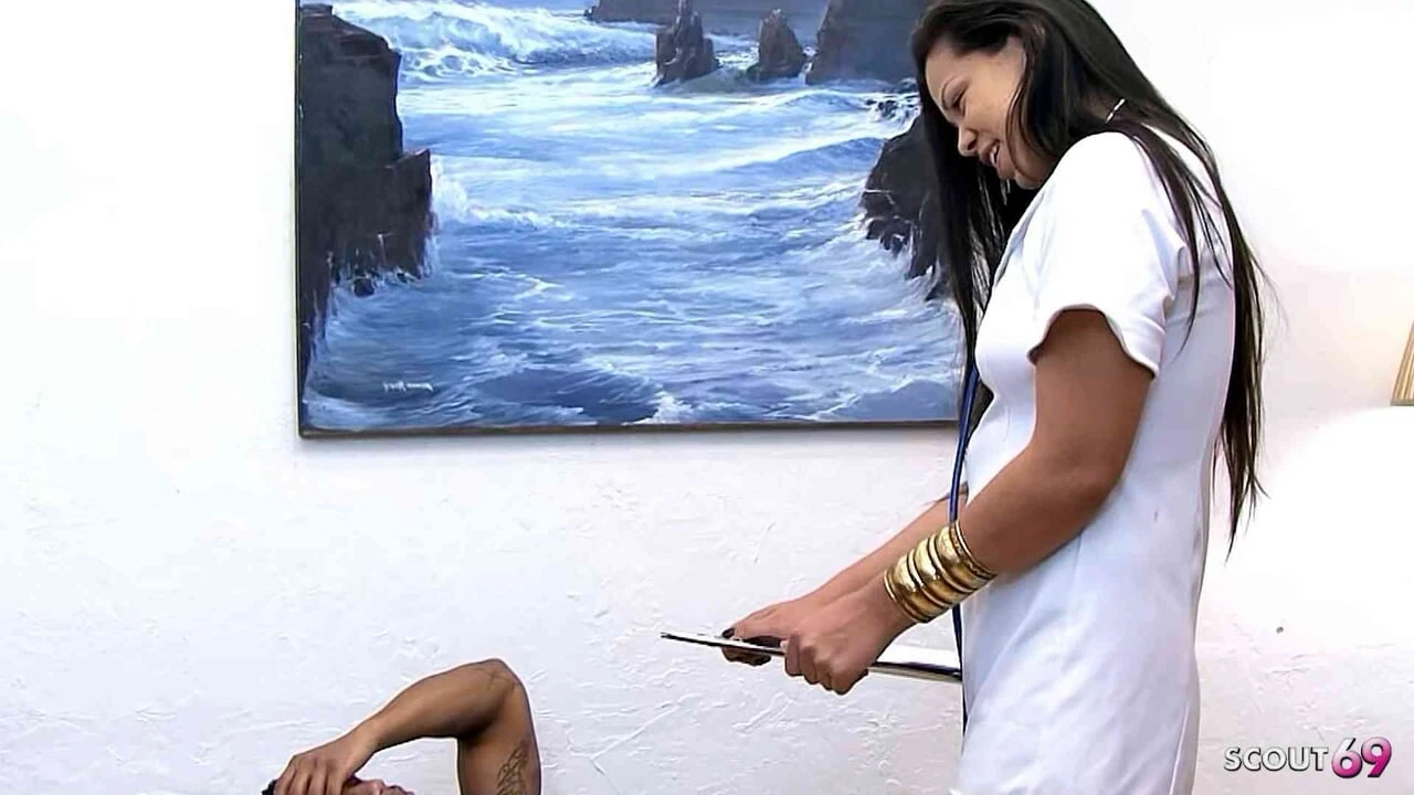 Shy Half Desi Latina Bitch seduce to First Interracial Sex with Black Boy at Nurse Hospital Roleplay