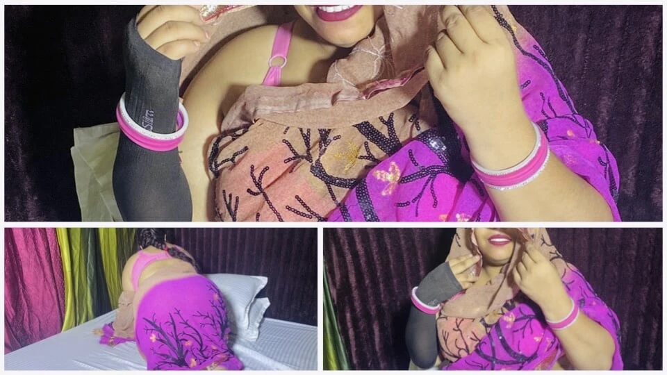 When dad is not at home, my stepmom makes me fuck her, she has a very big ass and milky boobs, stepmom ShrutiLiveCum